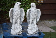 Load image into Gallery viewer, concrete eagles,eagle,pair of eagles