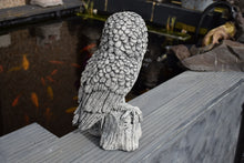 Load image into Gallery viewer, Owl Stone Statue Garden Ornament Concrete Barn Owl Reconstituted Stone