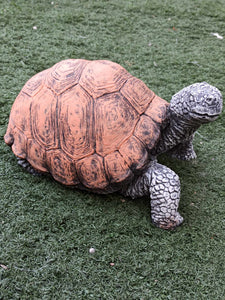 Turtle Stone Statue Garden Ornament Tortoise French Teracotta Reconsti ...