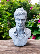 Load image into Gallery viewer, Garden Statue Tony Montana Scarface Concrete ornament 30 cm tall stone decor
