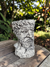 Load image into Gallery viewer, Roman citizen concrete planter garden stone ornaments pair
