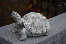 Load image into Gallery viewer, Turtle Stone Statue Garden Ornament Tortoise Reconstituted Stone
